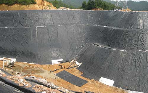 固體危廢填埋場土工膜完整性檢測 固定危廢填埋場土工膜完整性檢測、土工膜滲漏檢測、土工膜滲漏探測、土工膜破損探測